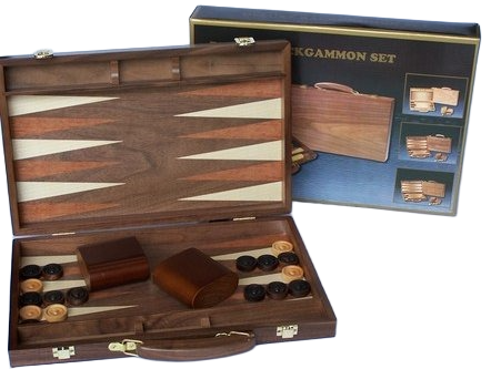 Dal Rossi Italy Walnut Backgammon (38cm/15")