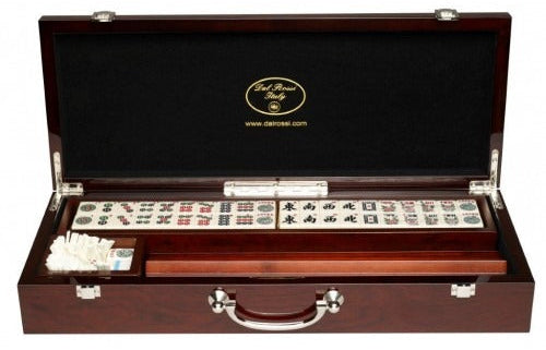 Mahjong Set - Mahogany Finish (30cm)