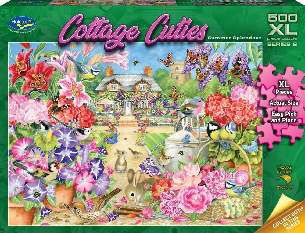 Cottage Cuties Series 2: 500pc XL Puzzle - Summer Splendour