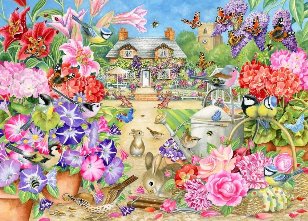 Cottage Cuties Series 2: 500pc XL Puzzle - Summer Splendour