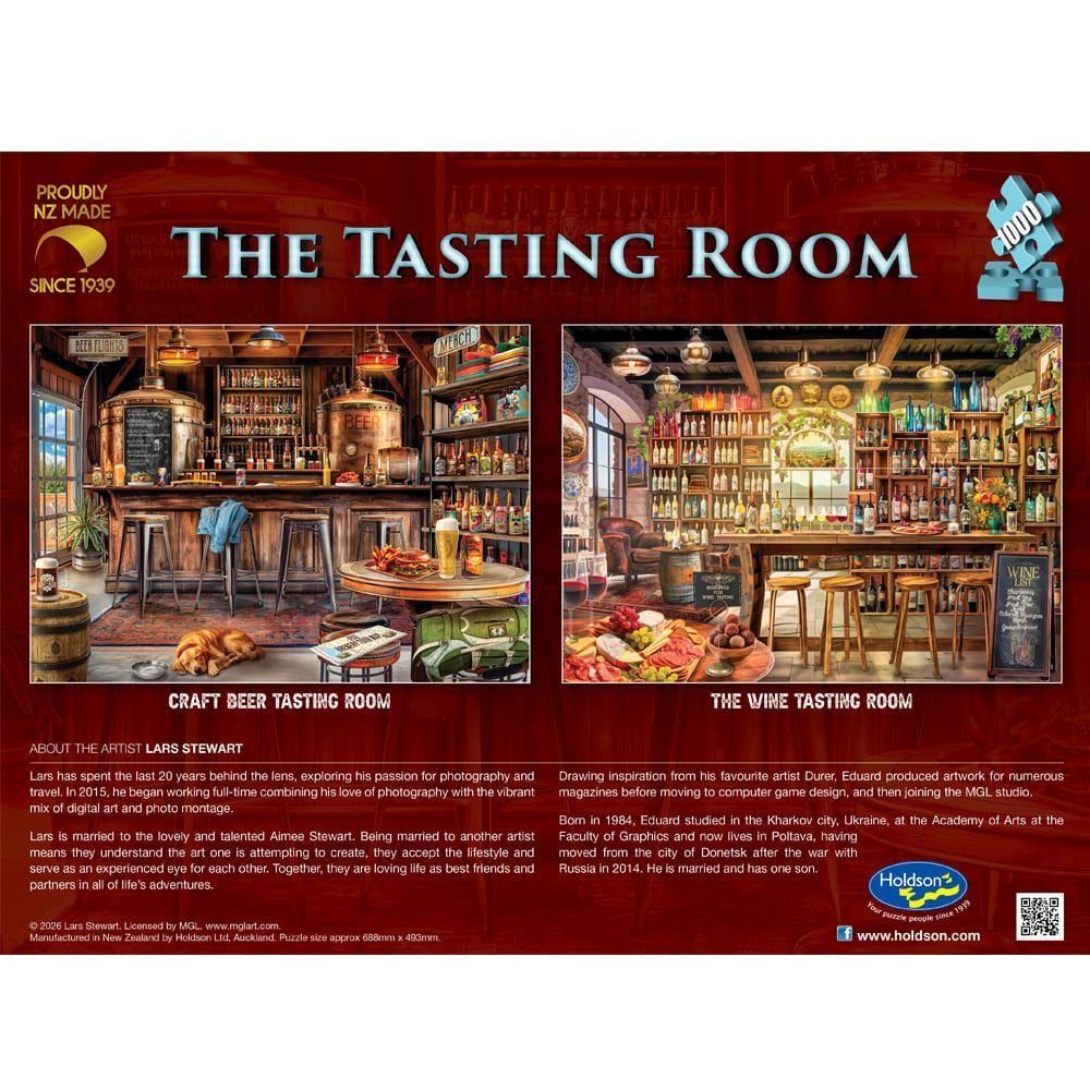 The Tasting Room: 1000pc Puzzle - Craft Beer Tasting Room