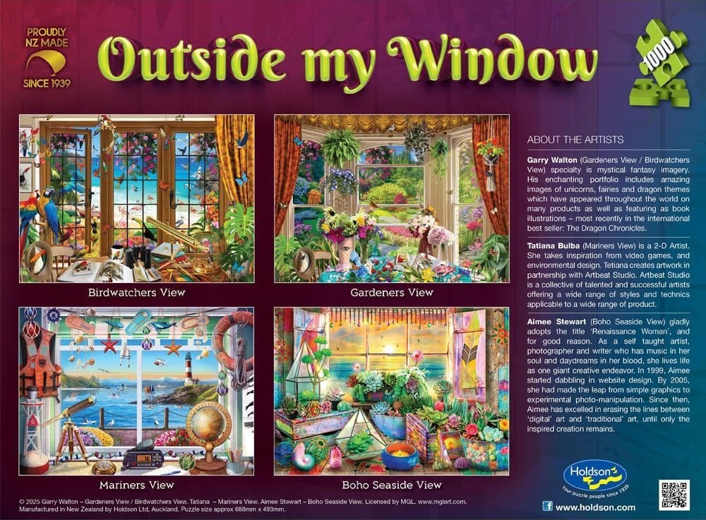 Outside my Window 1000pc Jigsaw Puzzle - Birdwatchers View