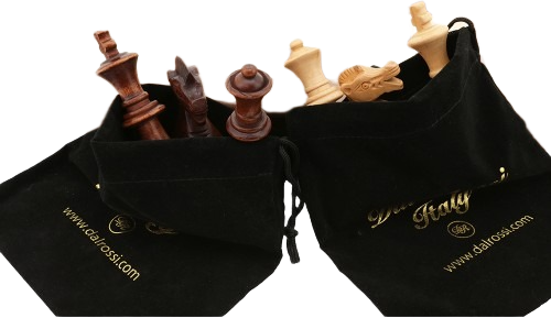 Dal Rossi Italy Walnut Chess Set (18")