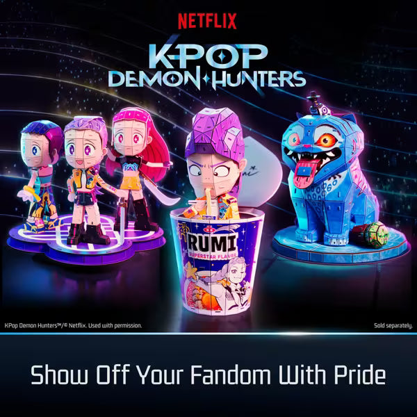 4D Build: Demon Hunters - Rumi Noodle Cup 3D Model Kit