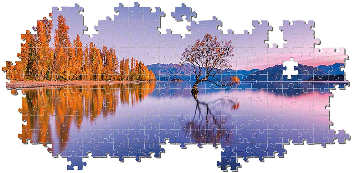 Clementoni Lake Wanaka Tree Jigsaw Puzzle - 1000 Piece - Panorama - High Quality Collection - (39608)