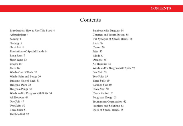 The Mah Jong Player's Companion