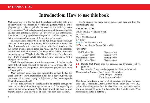 The Mah Jong Player's Companion