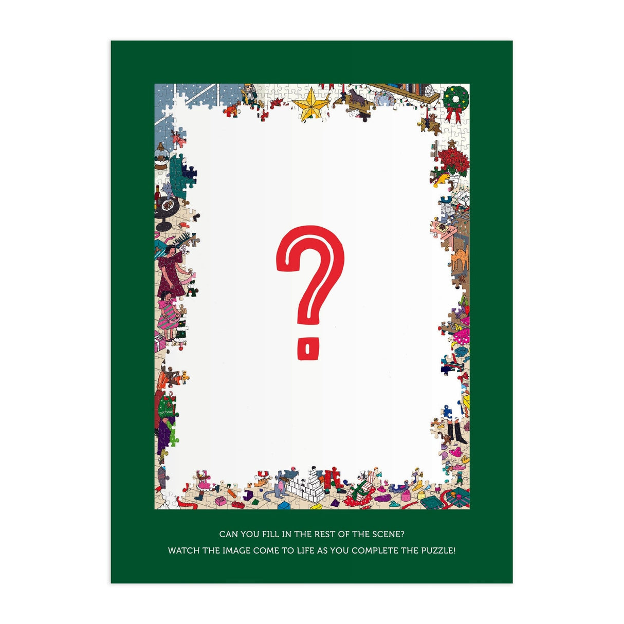 Galison Merry in the Making Surprise Puzzle - 1000 Piece