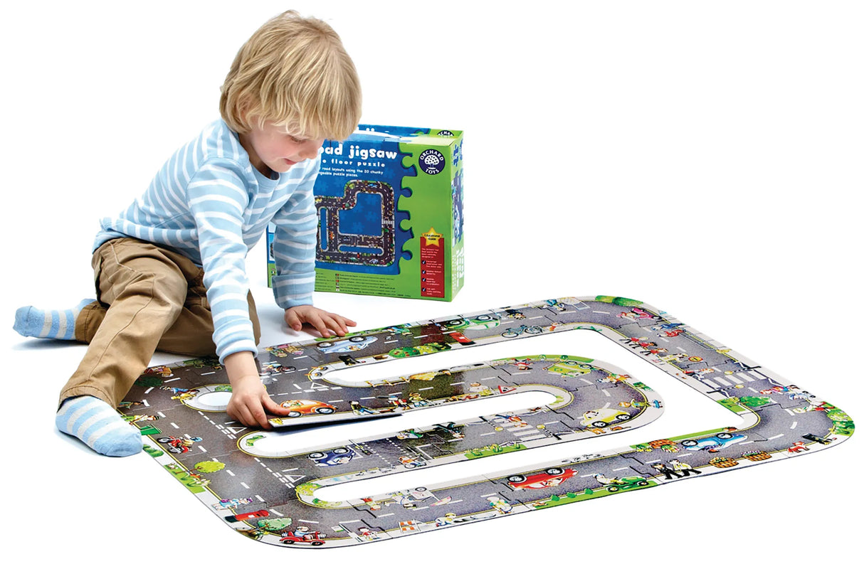 Orchard Toys: Giant Road Floor Jigsaw Puzzle - 20 Piece
