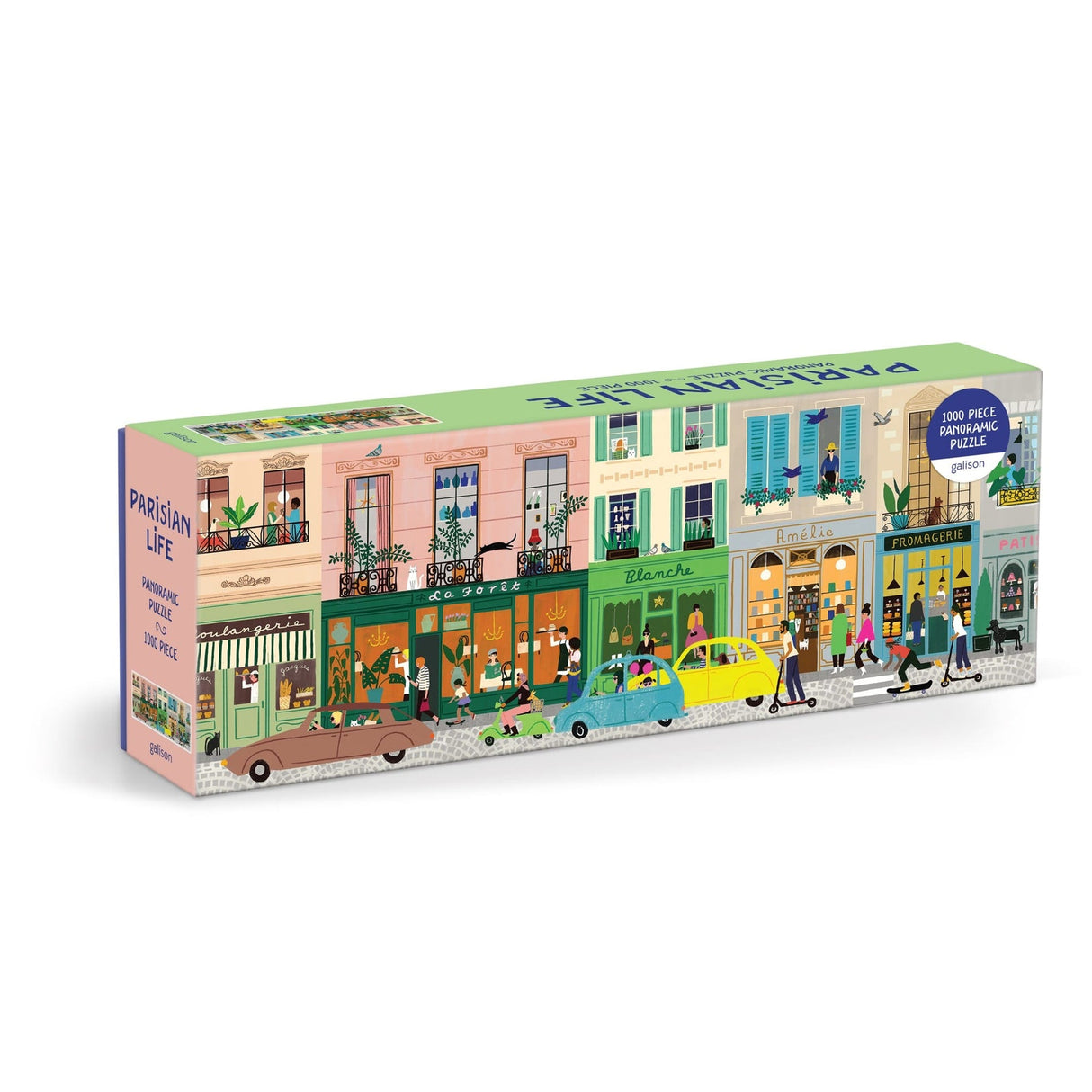 Galison Parisian Life Panoramic Puzzle - 1000 Piece