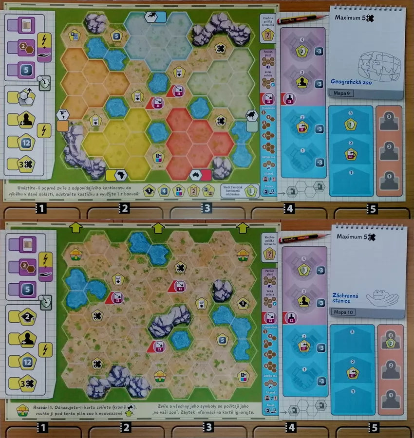 Ark Nova Zoo Map Pack 1