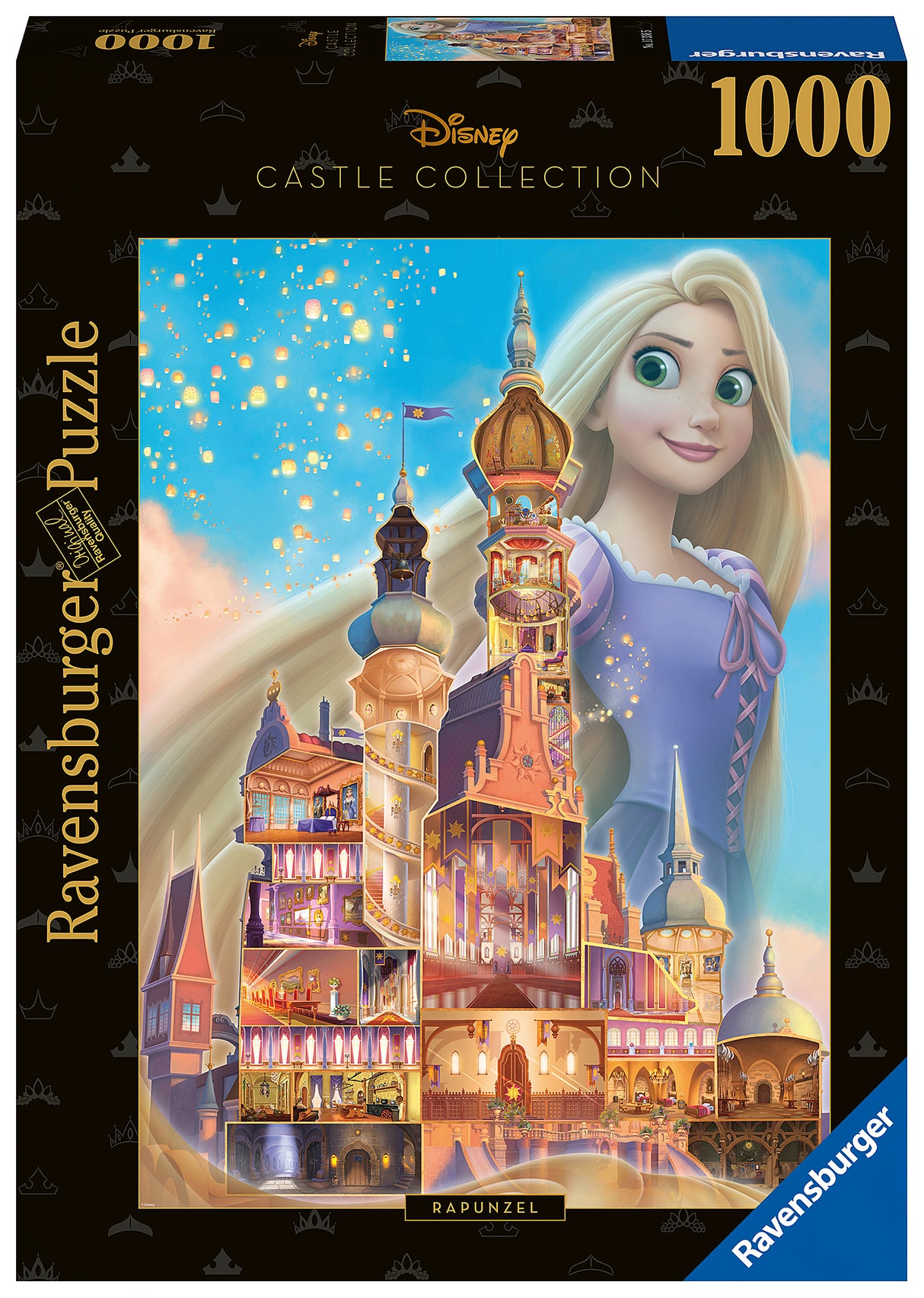 Ravensburger - Disney Castles: Rapunzel - 1000 Piece
