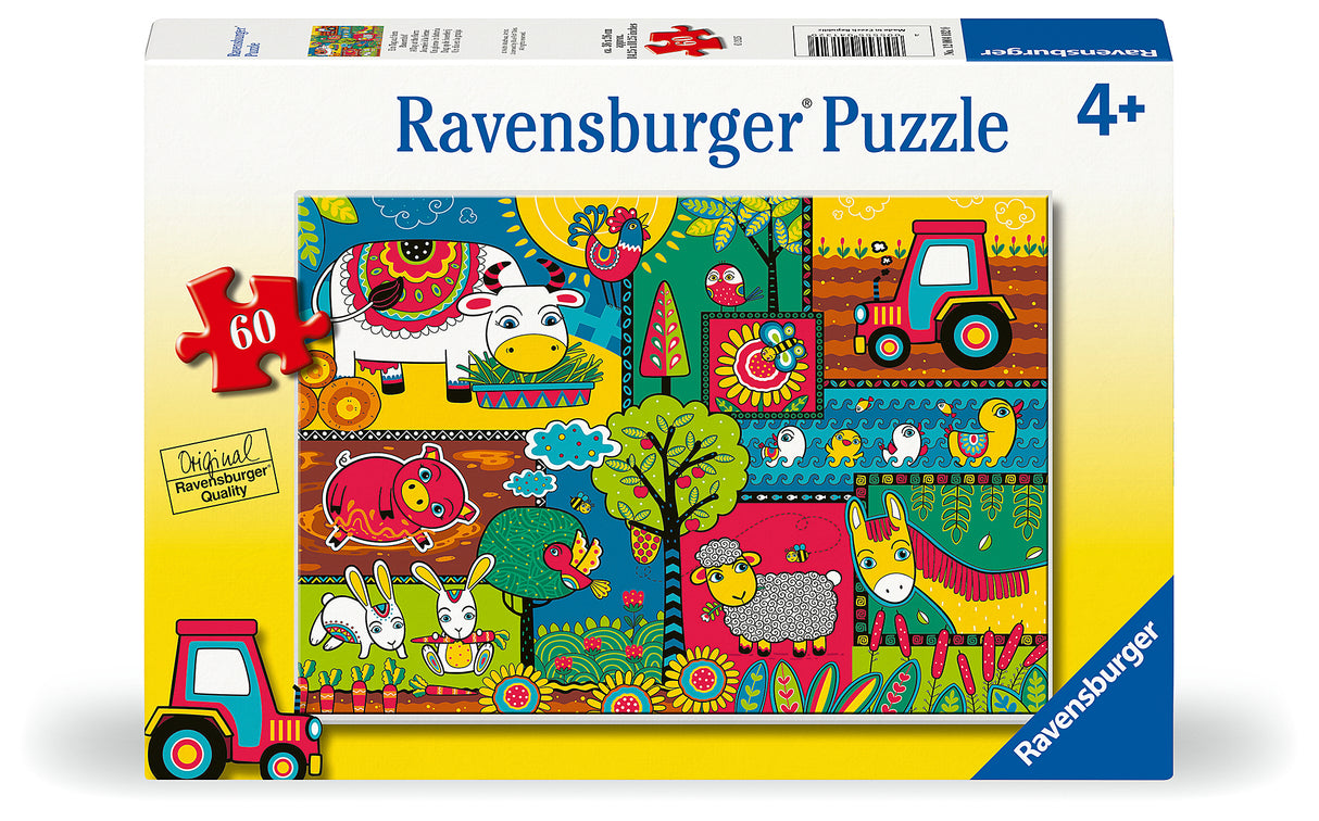 Ravensburger - A Day at the Farm - 60 Piece