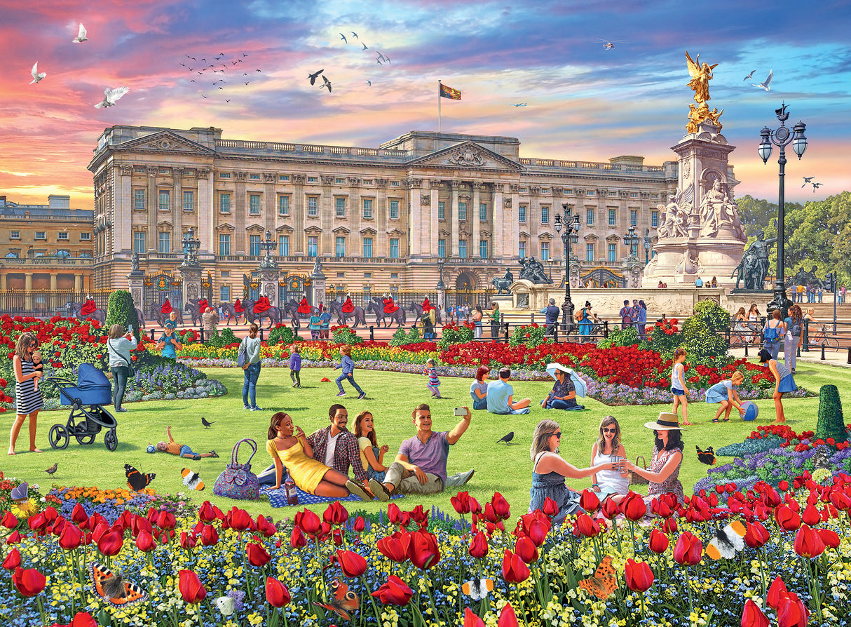 Ravensburger - Happy Days No. 5 Royal Residences - 4 x 500 Piece
