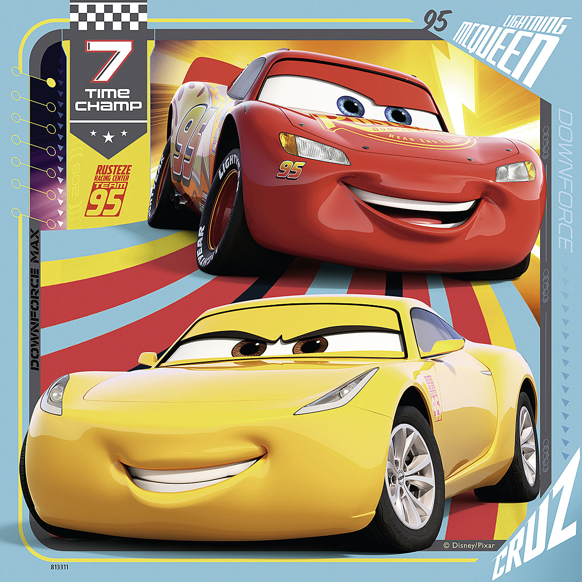 Ravensburger - Disney Cars 3 Collection - 3 x 49 Piece