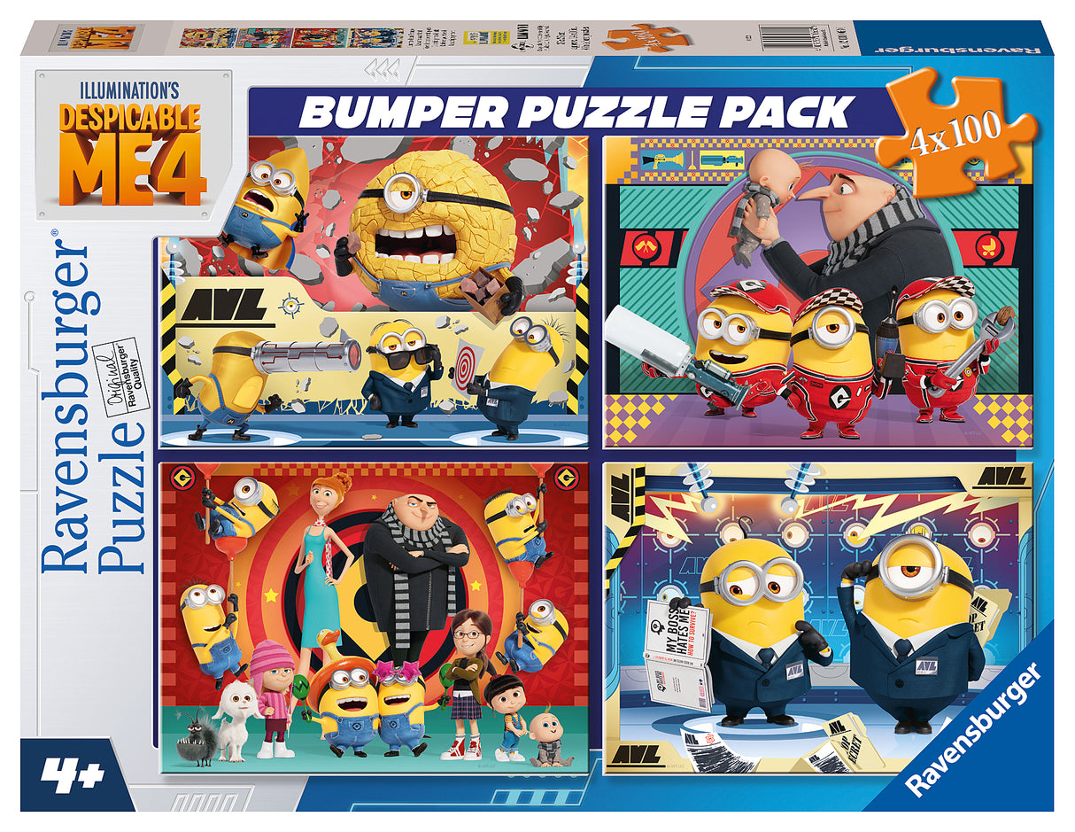 Ravensburger - Despicable Me Bumper Pack - 4 x 100 Piece