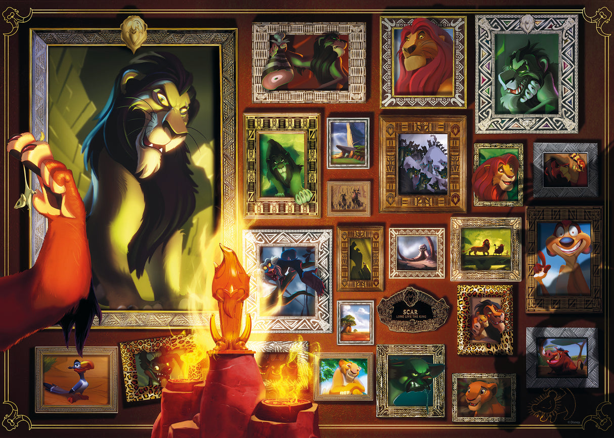 Ravensburger: Disney Villainous Scar Puzzle - 1000 Piece