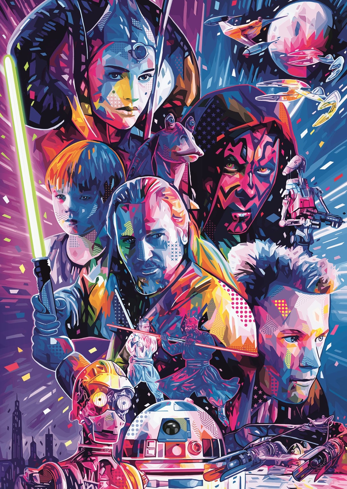 Ravensburger: Star Wars The Phantom Menace Puzzle - 500 Piece