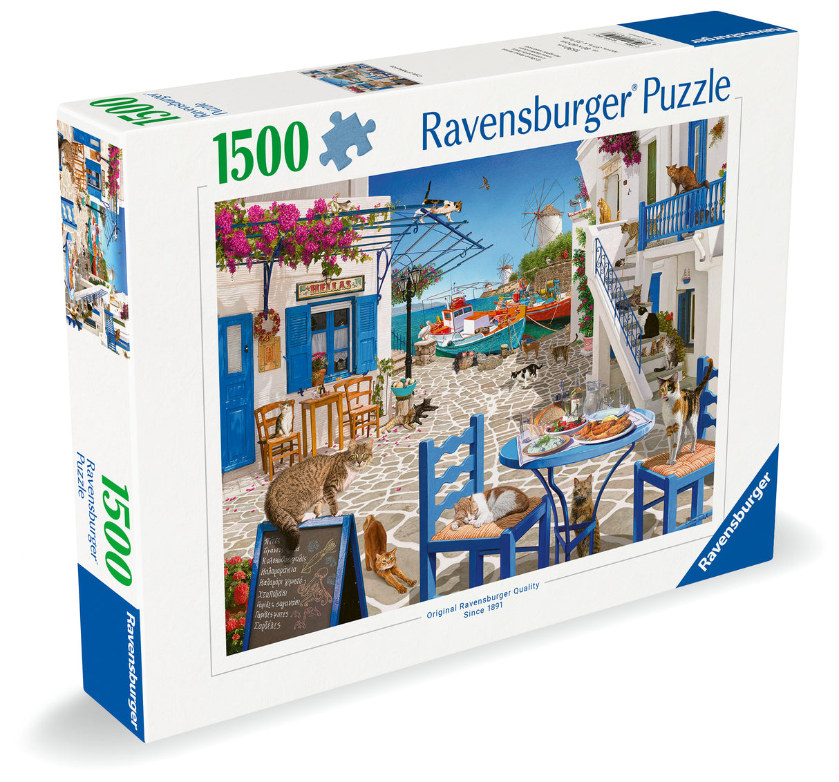 Ravensburger: Cats of Mykonos Puzzle - 1500 Piece