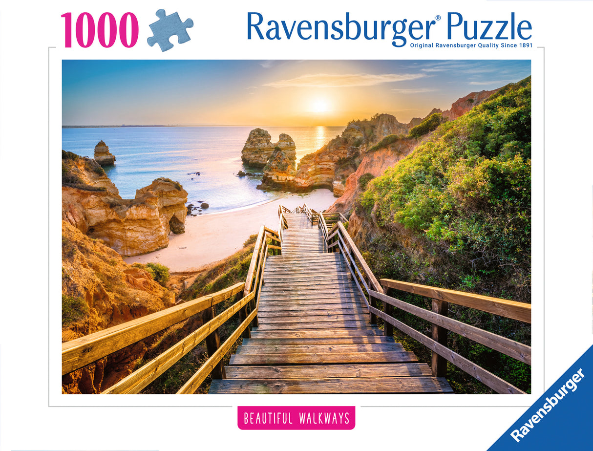 Ravensburger: Stairway to Camilo Beach, Algarve Puzzle - 1000 Piece