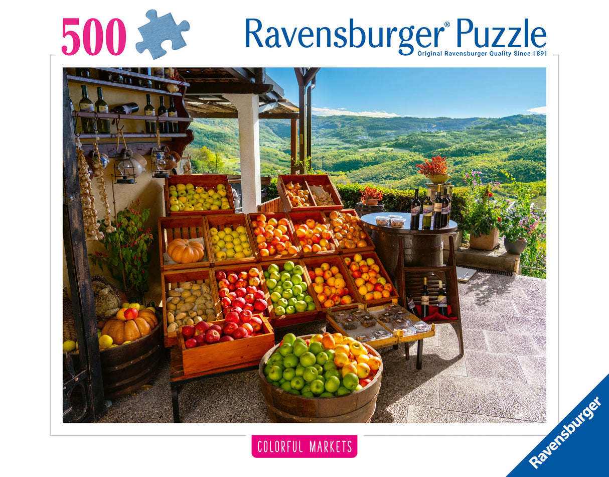 Ravensburger: Fruit and Vegetable Market, Croatia Puzzle - 500 Piece