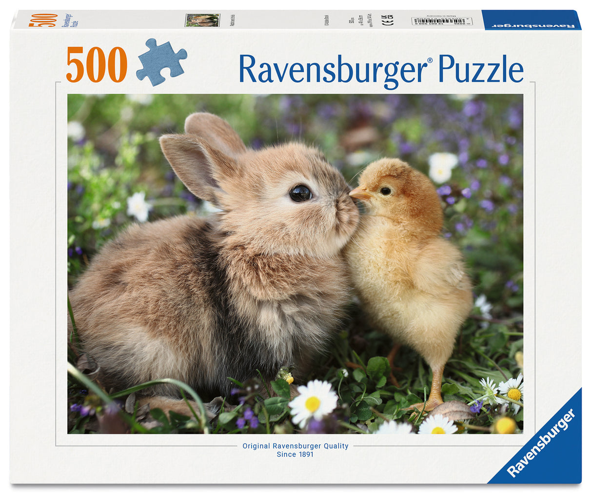 Ravensburger: Rabbit and Chick Puzzle - 500 Piece