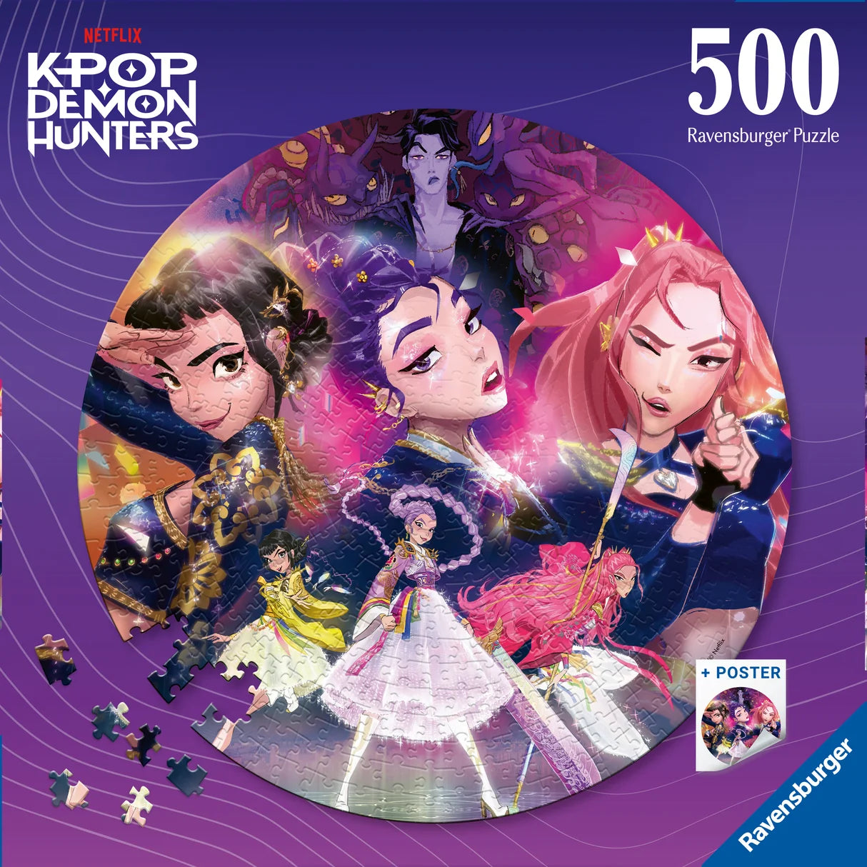 Ravensburger: K-Pop Demon Hunters For the Fans! Puzzle - 500 Pieces