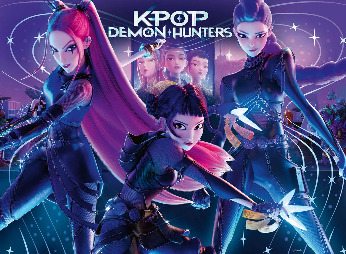 Ravensburger: K-Pop Demon Hunters Rumi, Mira & Zoey Puzzle - 300 Pieces