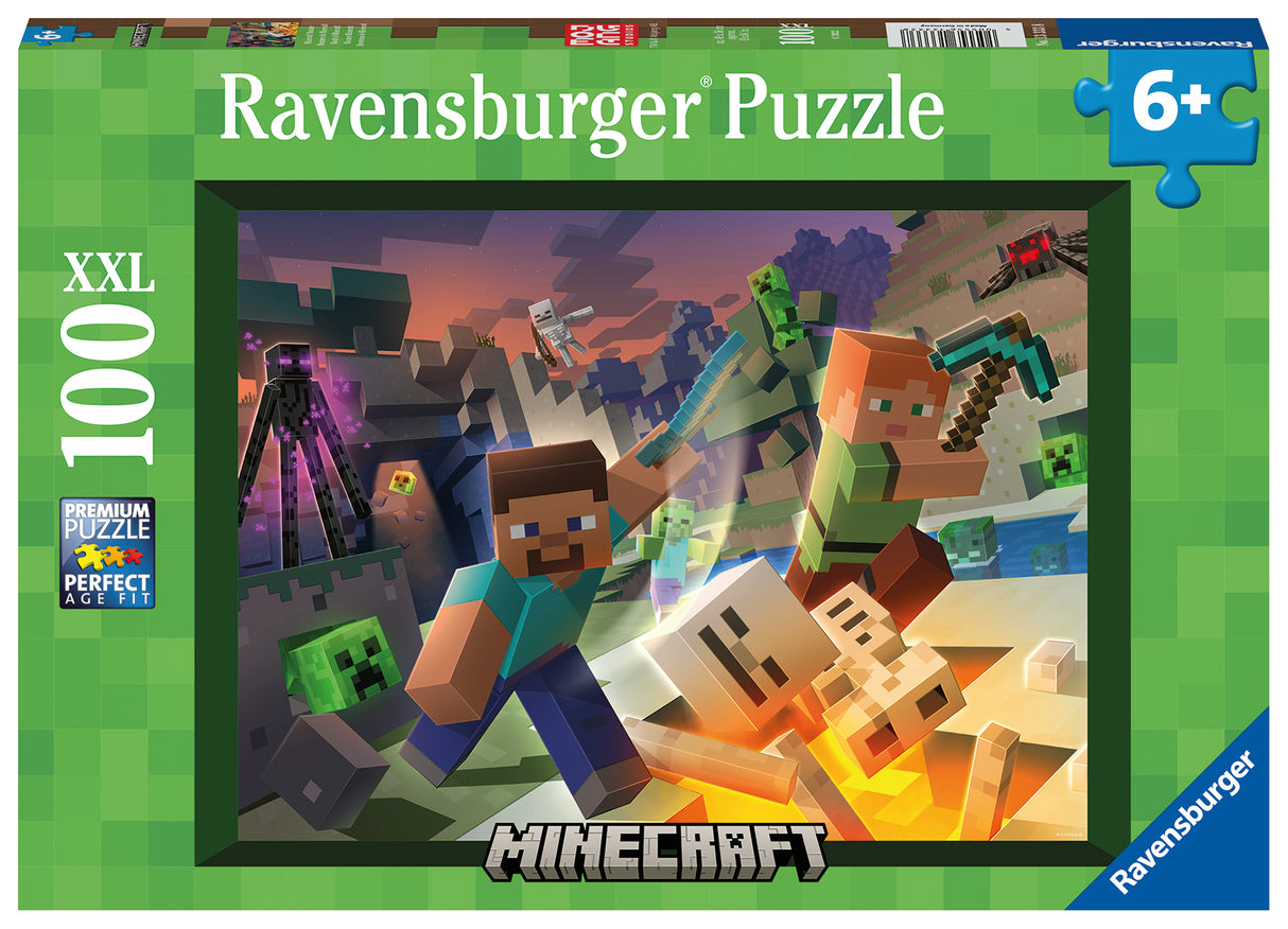 Ravensburger: Monster Minecraft Puzzle - 100 Pieces