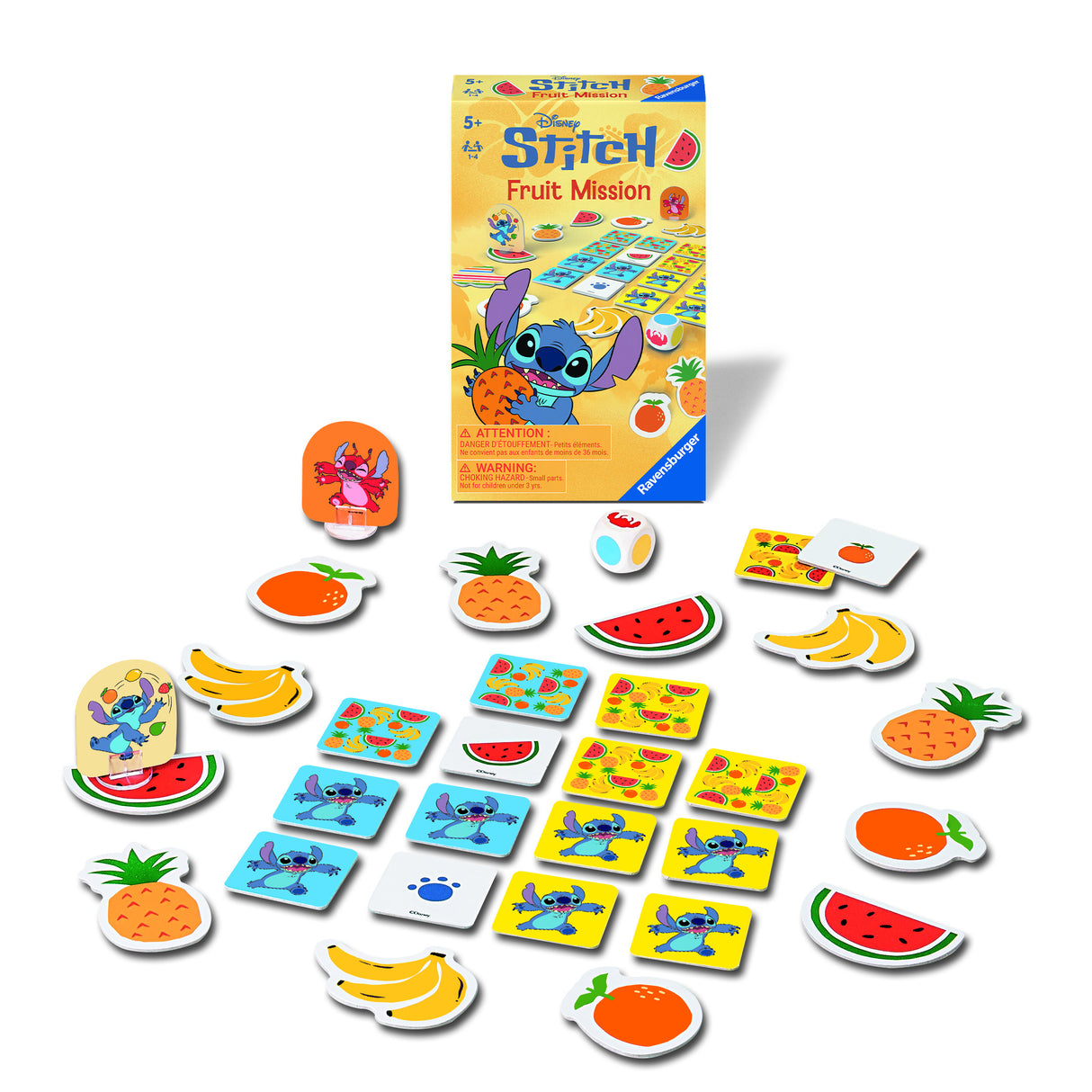 Ravensburger: Disney Stitch Fruit Mission Game