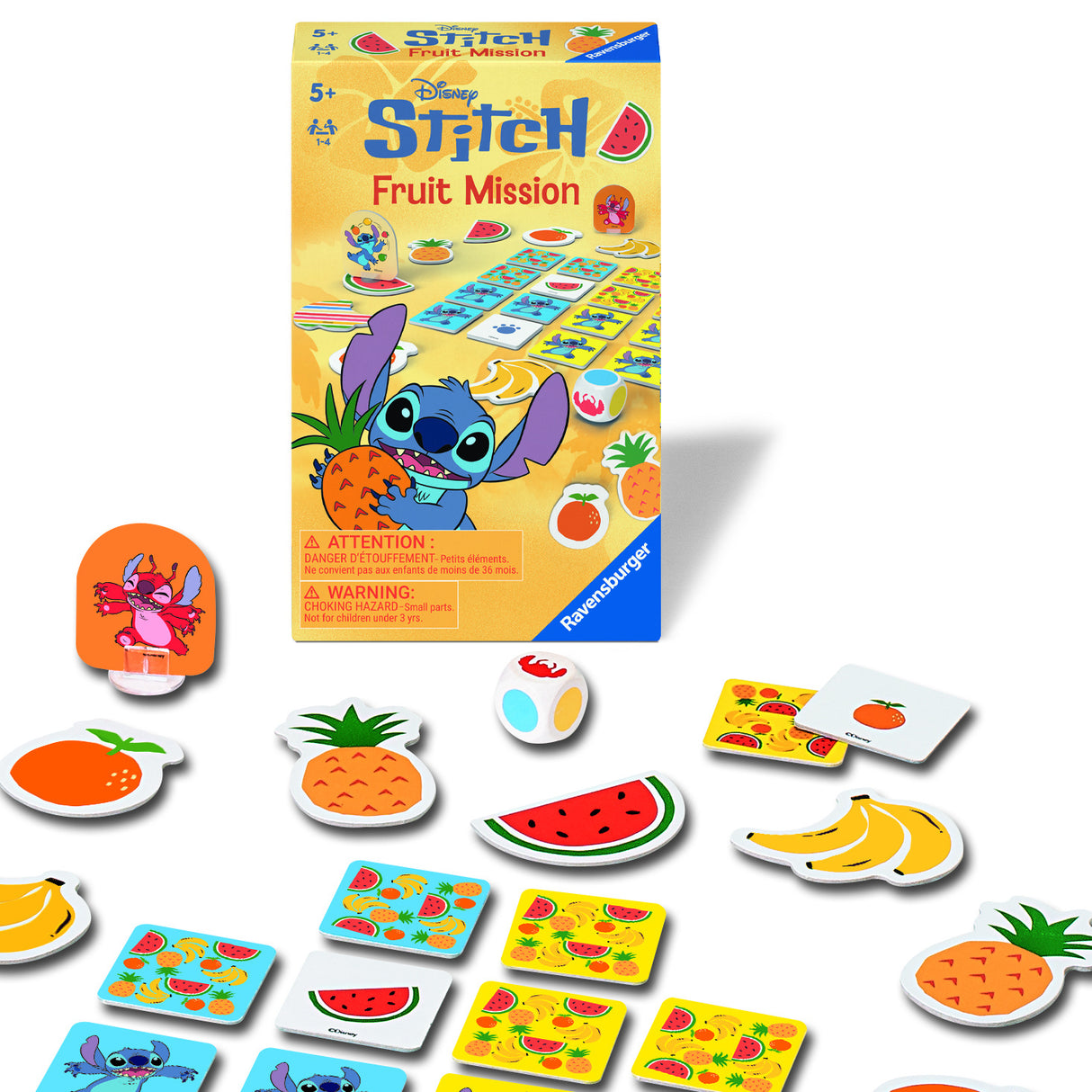 Ravensburger: Disney Stitch Fruit Mission Game
