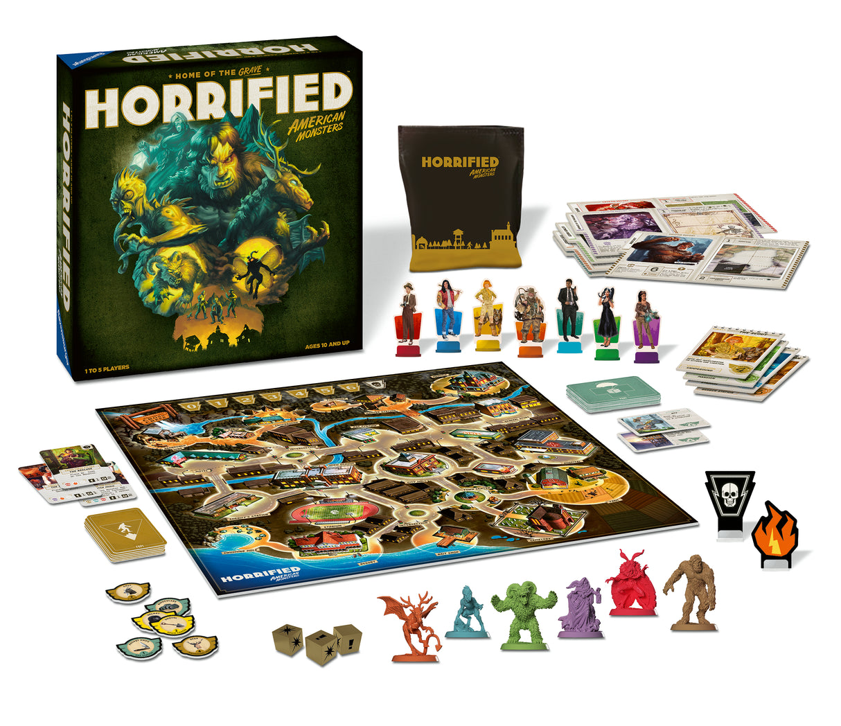 Ravensburger: Horrified American Monsters Game