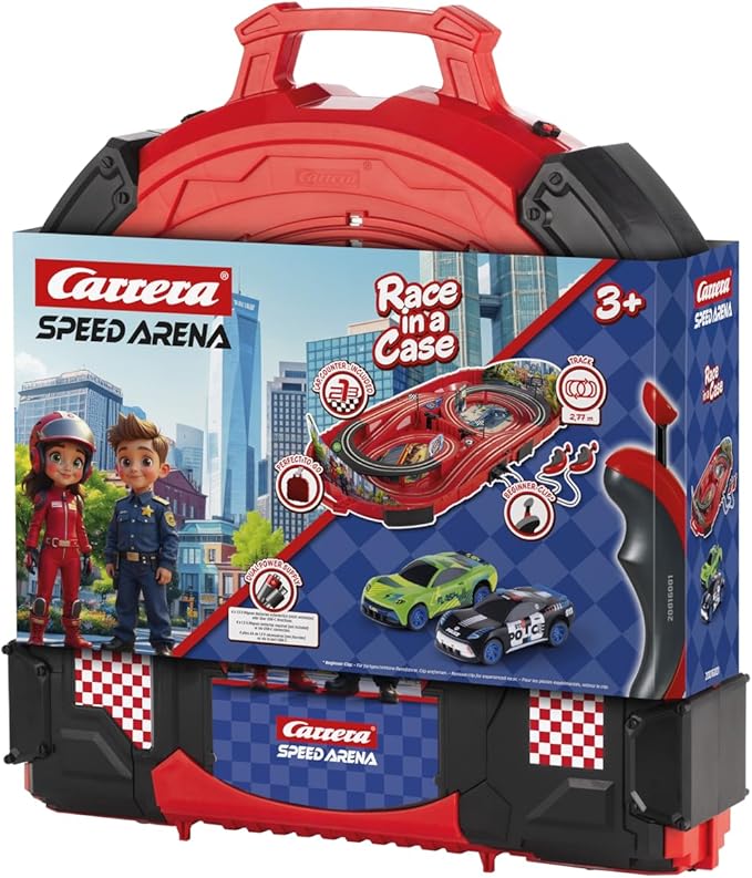 Carrera: Speed Arena Police Chase - Portable Slot Car Set