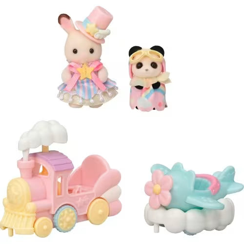 Sylvanian Families: Amusement Park Ride Set - Plane & Train