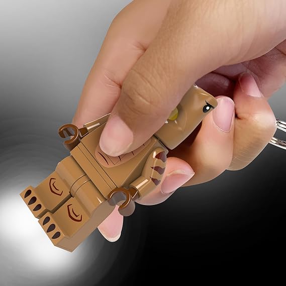 LEGO® Minifigurines™ Keychain Light T-Rex Costume Fan