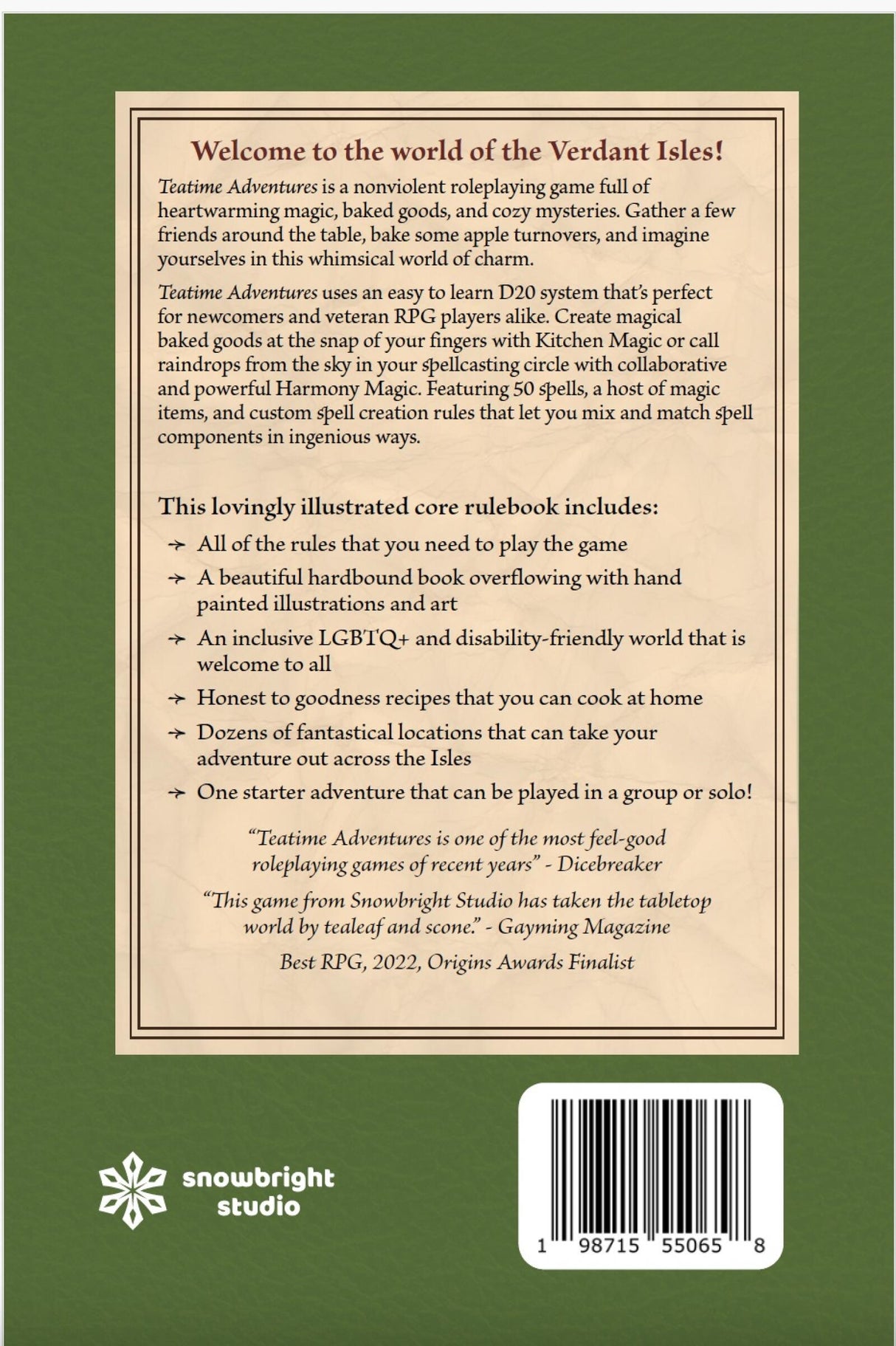 Teatime Adventures Role Playing Game Second Edition Core Rulebook
