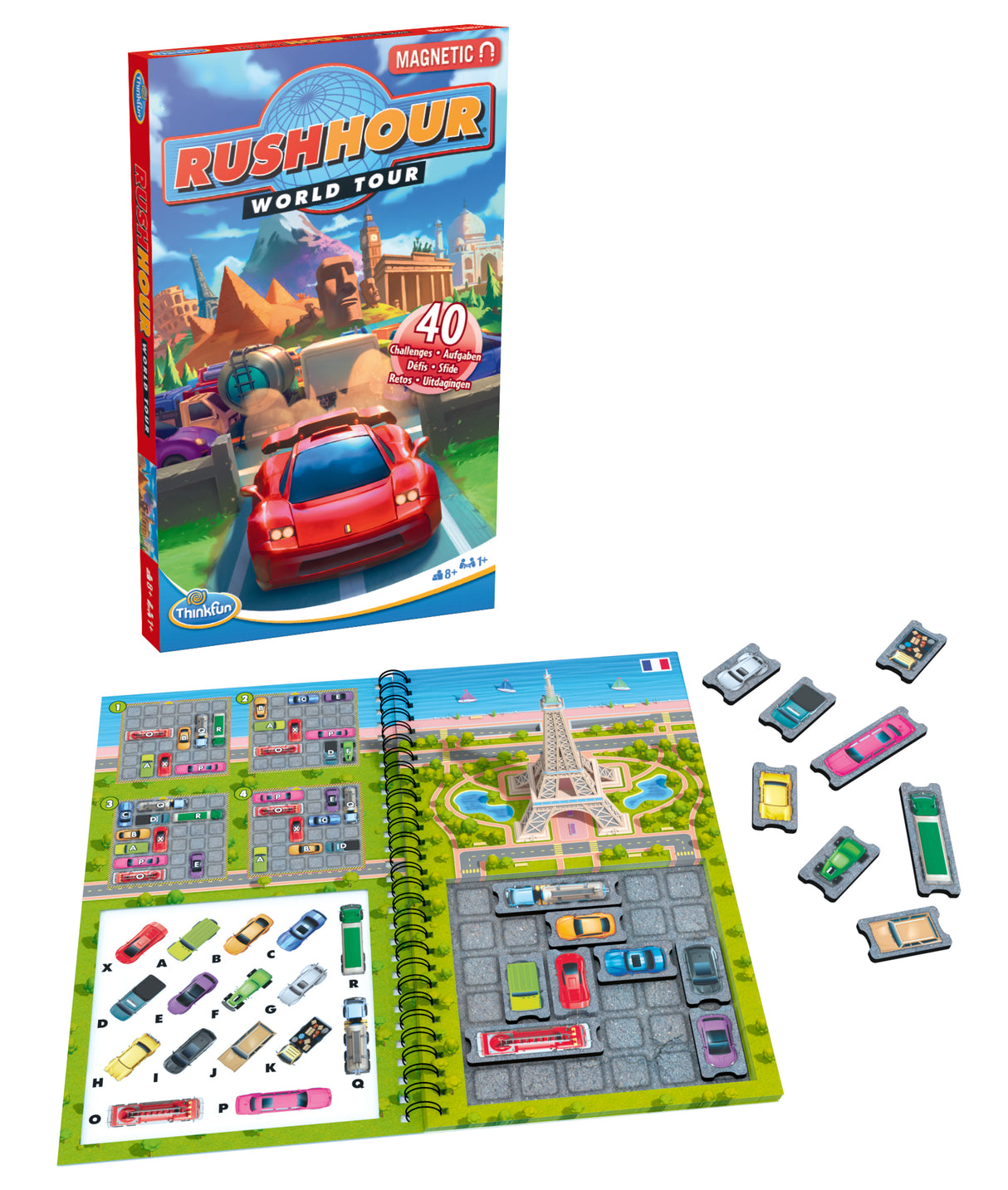ThinkFun: Rush Hour World Tour Travel Puzzle