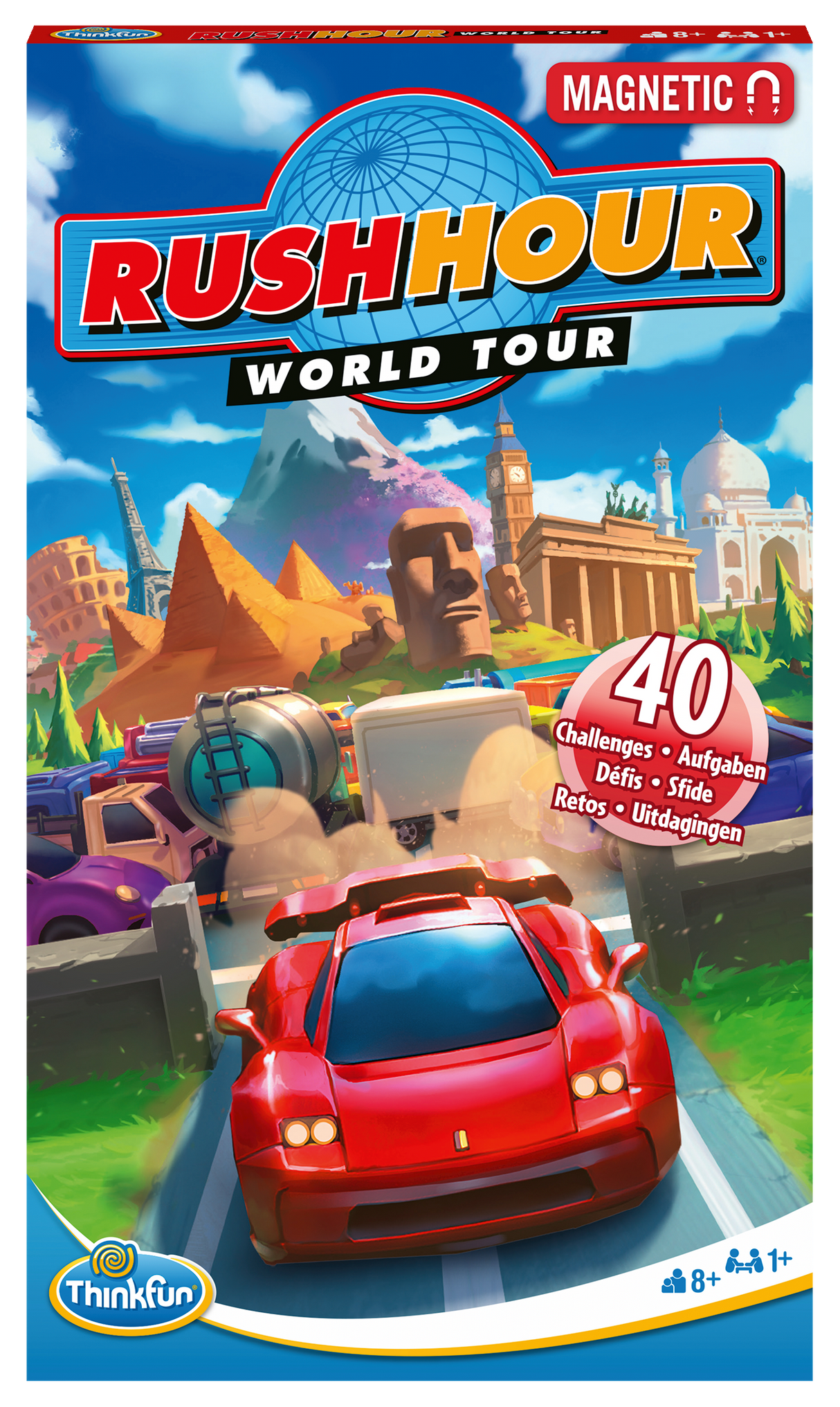 ThinkFun: Rush Hour World Tour Travel Puzzle