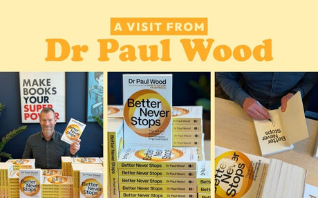 Dr Paul Wood Visits Book Hero HQ