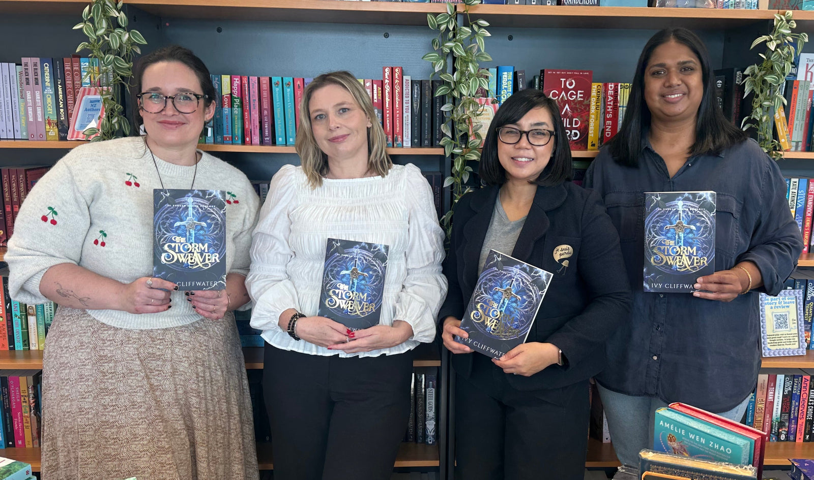The book hero team with Ivy Cliffwater