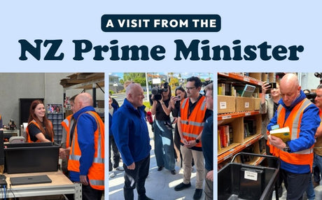 Prime Minister Christopher Luxon visits Hero HQ 🇳🇿📚