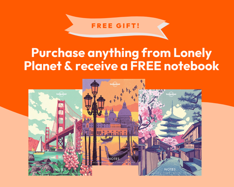 Beautiful Lonely Planet notebooks - yours free!