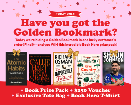 24 Days of Christmas at Book Hero: Day 11 - Golden Bookmark