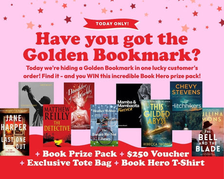 24 Days of Christmas at Book Hero: Day 17 - Golden Bookmark