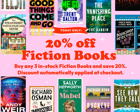 24 Days of Christmas at Book Hero: Day 8 - Buy 3 & Save 20% Off Fiction Books