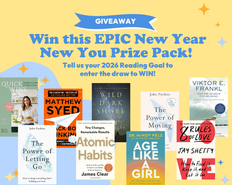 Tell us your 2026 reading goal and be in to WIN!