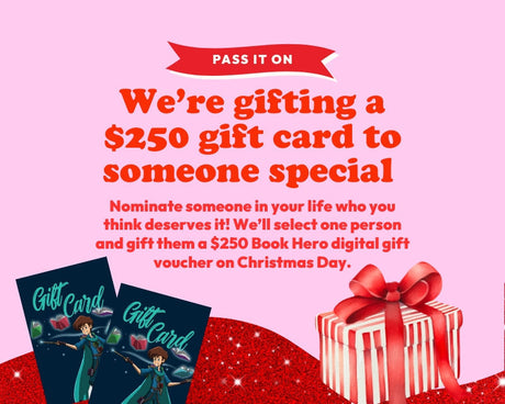 24 Days of Christmas at Book Hero: Day 24 - Pass it On