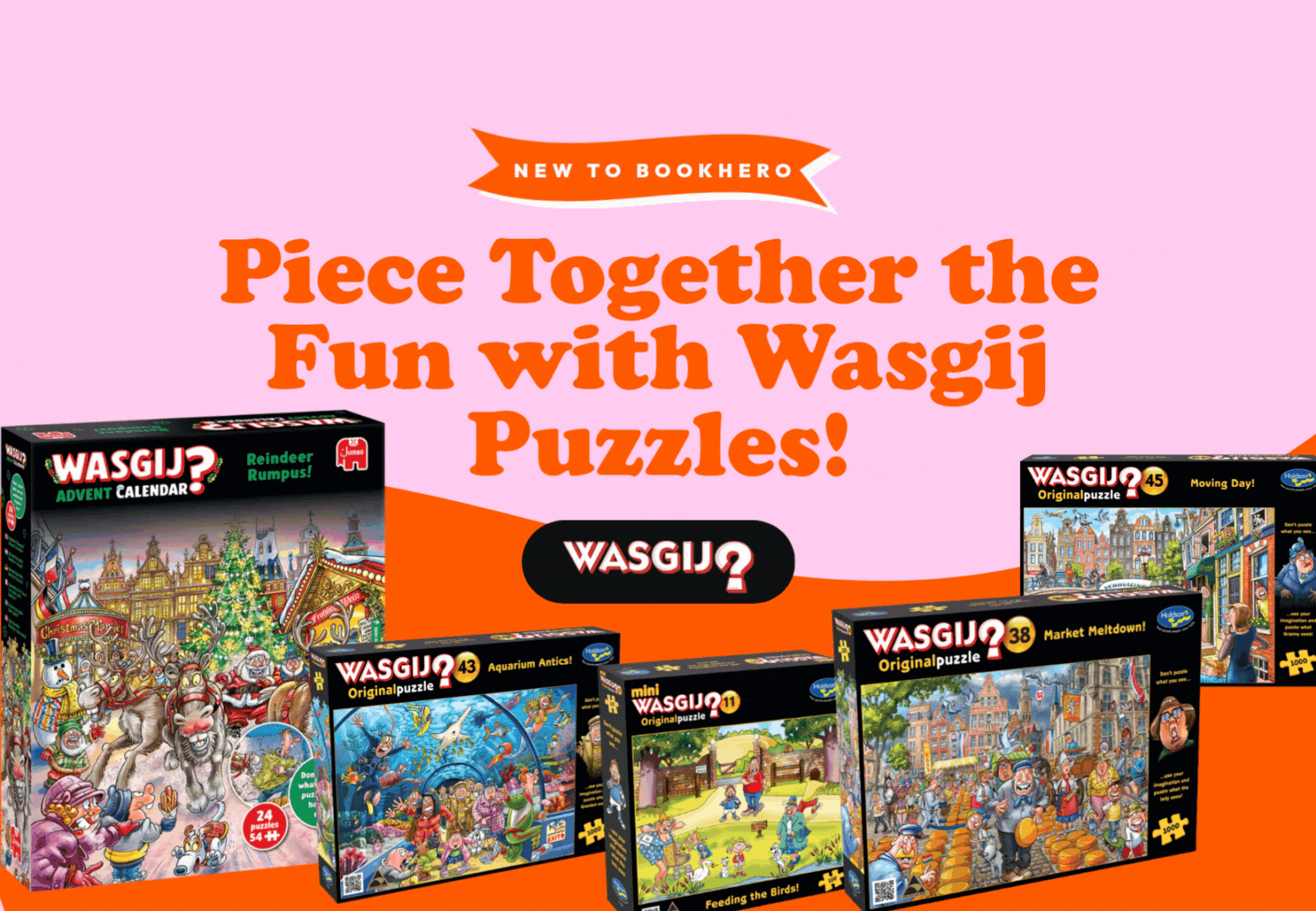 🧩 Wasgij Puzzles Have Arrived at Book Hero! Proudly made in New Zealand!
