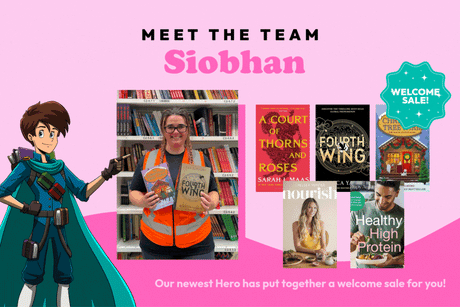 a girl holding books