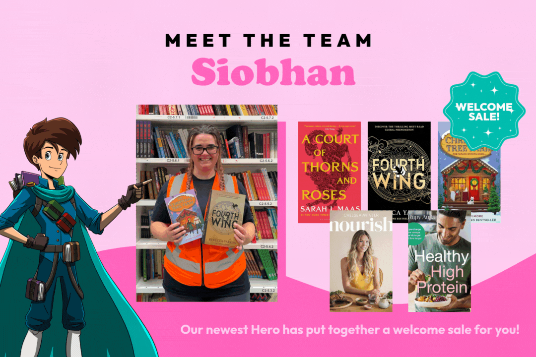 a girl holding books